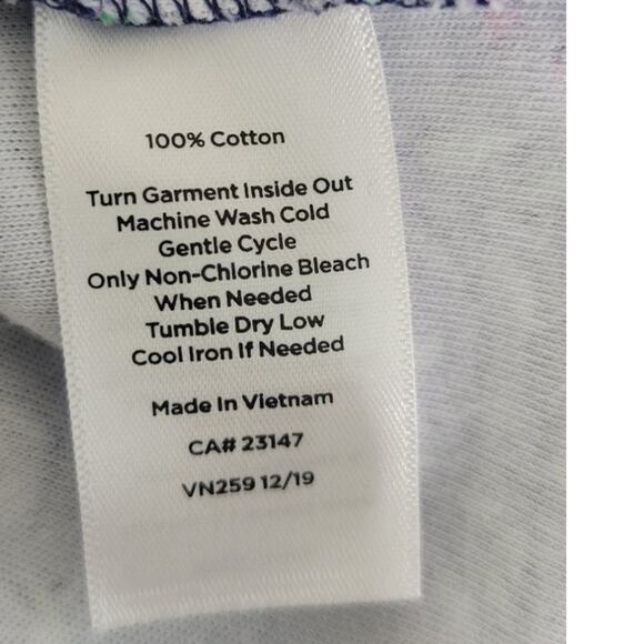 Talbots Dress Womens Medium Petite Paisley Beach Coastal Cottagecore Whimsical - Picture 7 of 7